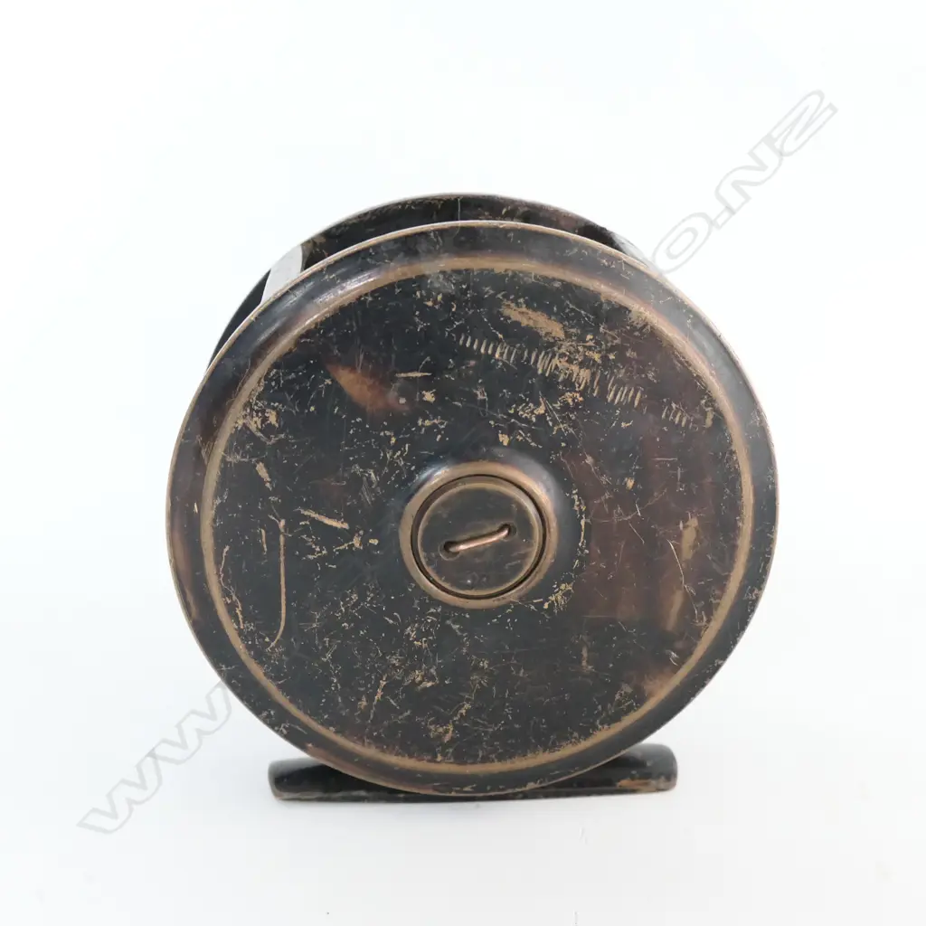 4½" MOSCROP TYPE BRONZE SALMON REEL Image 1++